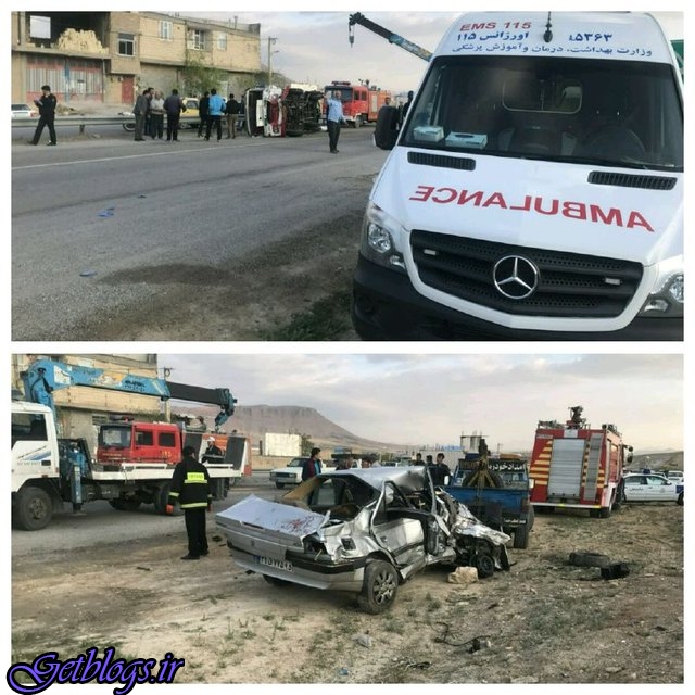 حادثه رانندگی در چهارمحال و بختیاری 15 کشته و مصدوم برجای گذاشت