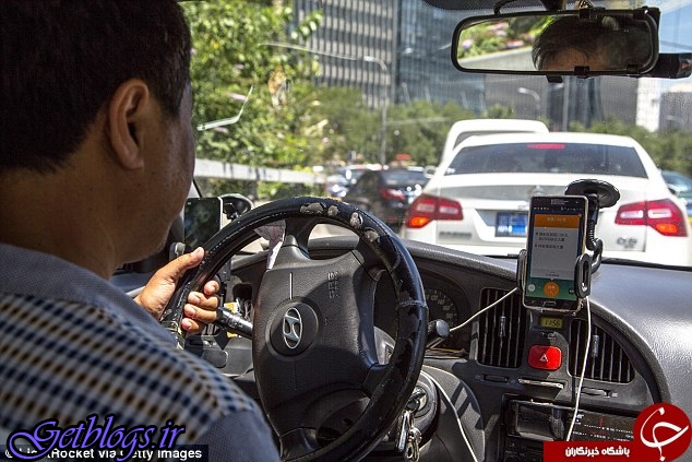 عکس + شگرد عجیب رانندگان تاکسی چینی جهت درآمد بیشتر!