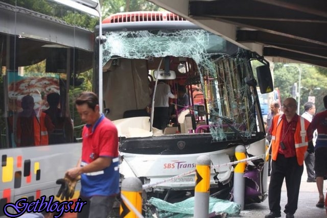 بیش از ۳۰ زخمی در اتفاق برخورد اتوبوس‌ها در سنگاپور