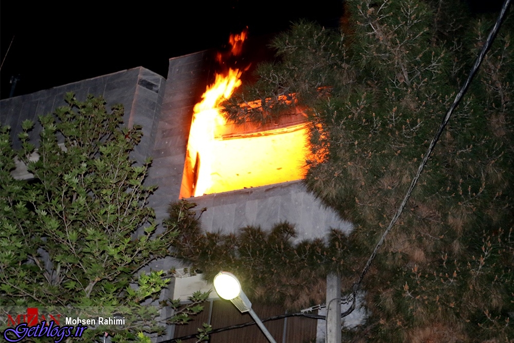۵ نفر نجات پیدا کردند , آتش‌سوزی منزل مسکونی در مشهد