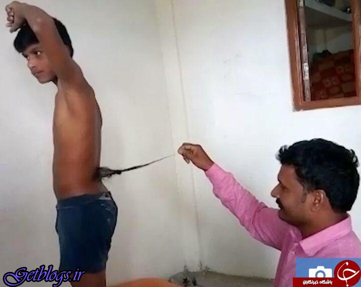 عکس ، پسر هندوستانی با دم 45 سانتی خود خبرساز شد