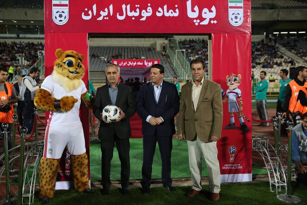 تصویرهای ، رونمایی از نماد فوتبال ایران, «یوپا» + یوزپلنگی تیزپا