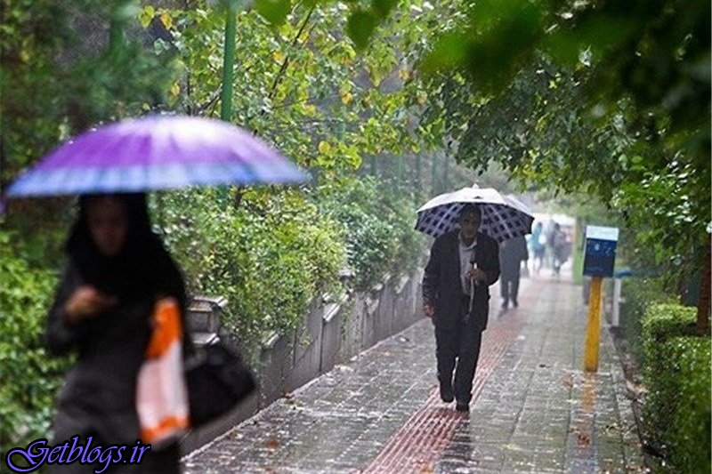 بارش پراکنده باران در پنج استان کشور