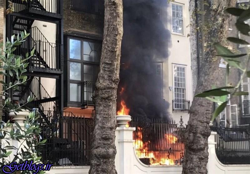 شنیده شدن صدای چند انفجار در نزدیکی سفارت عربستان در لندن