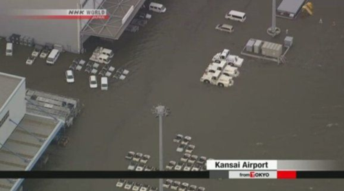 عکس) ، طوفان جیبی در ژاپن + 9 کشته و 340 مصدوم (