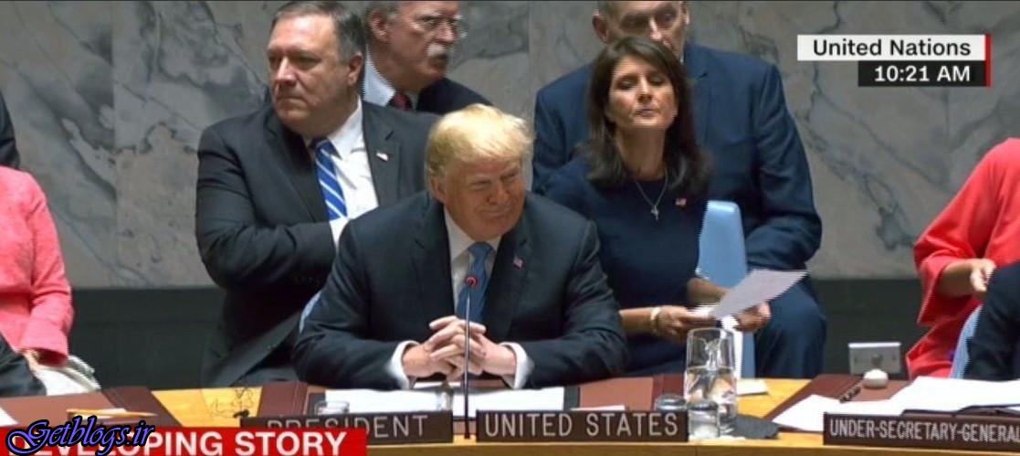 تحریم‌های سخت‌تر از هر وقت دیگری علیه کشور عزیزمان ایران اعمال می‌کنیم / ترامپ در نشست شورای امنیت شرکت ملل