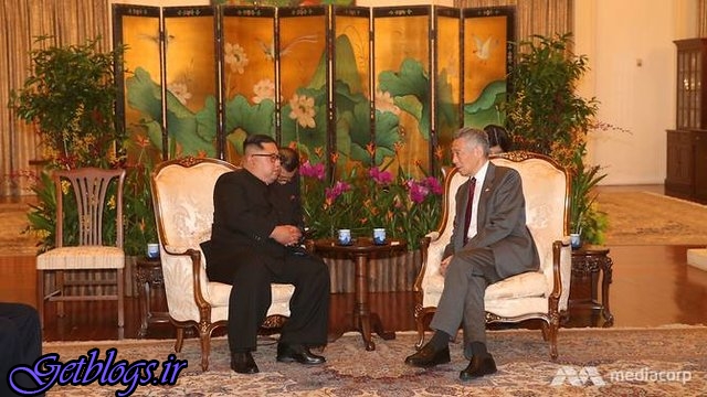 دیدار رهبر کره‌شمالی با نخست وزیر سنگاپور