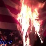 نمایندگان برجام و پرچم آمریکا را آتش زدند