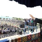 رئیسجمهور در اجتماع بزرگ و پرشور مردم سبزوار