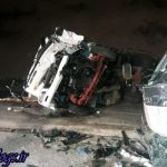 یک کشته و ۱۰ مجروح بر اثر تصادف زنجیره ای در محور ساوه-بوئین زهرا